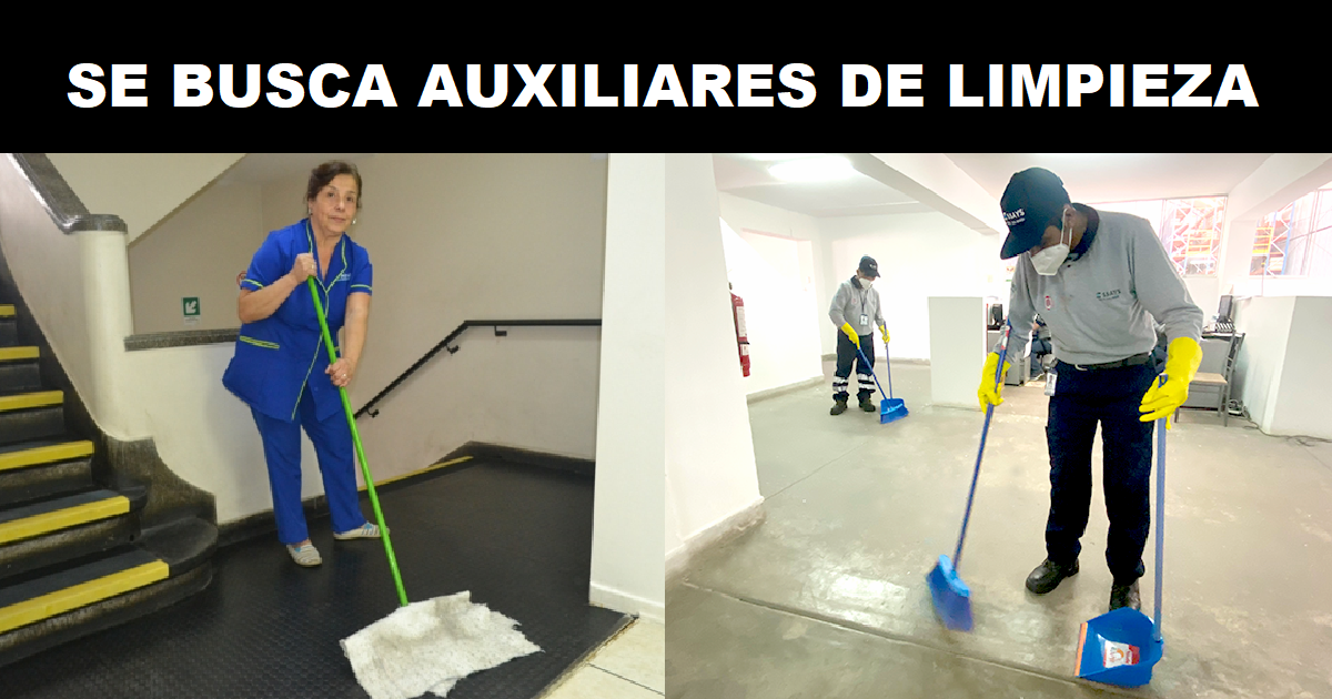 Convocatoria: Retenes de Limpieza y Auxiliares de Limpieza