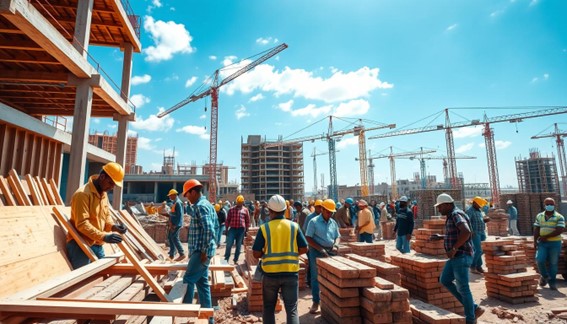 SE REQUIEREN OBREROS Y ALBAÑILES EN SECTOR CONSTRUCCION|
